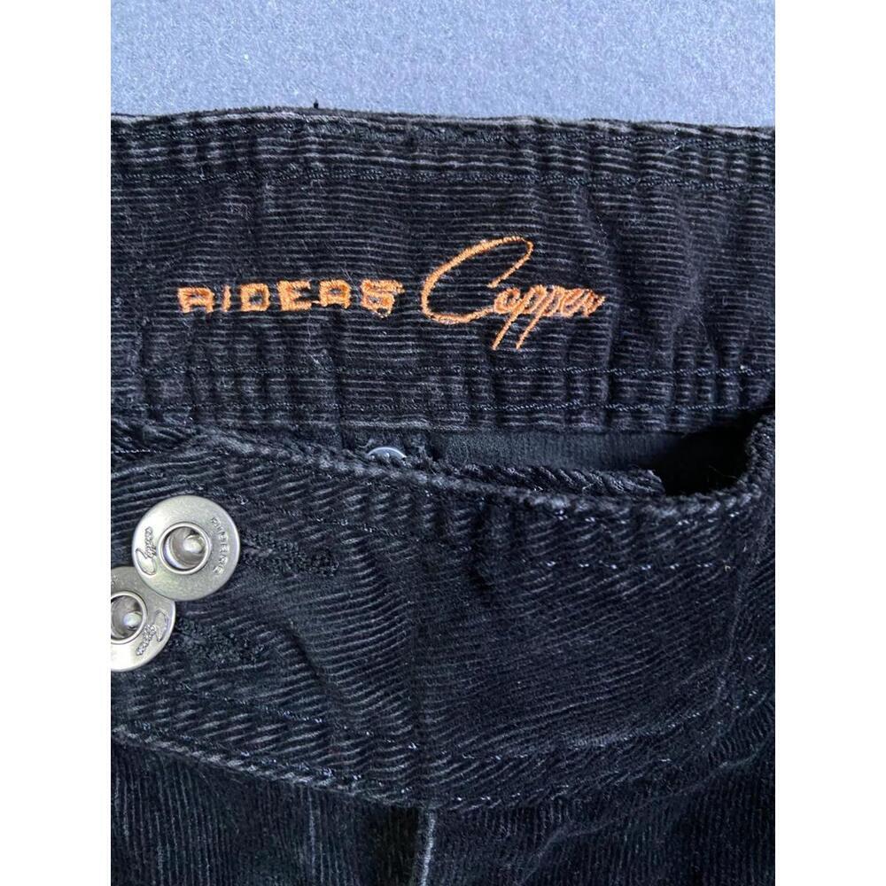 Vintage RIDERS COPPER Flocked Ombré Corduroy Large Bootcut 15/16M 36x31 Stretch - Picture 3 of 9
